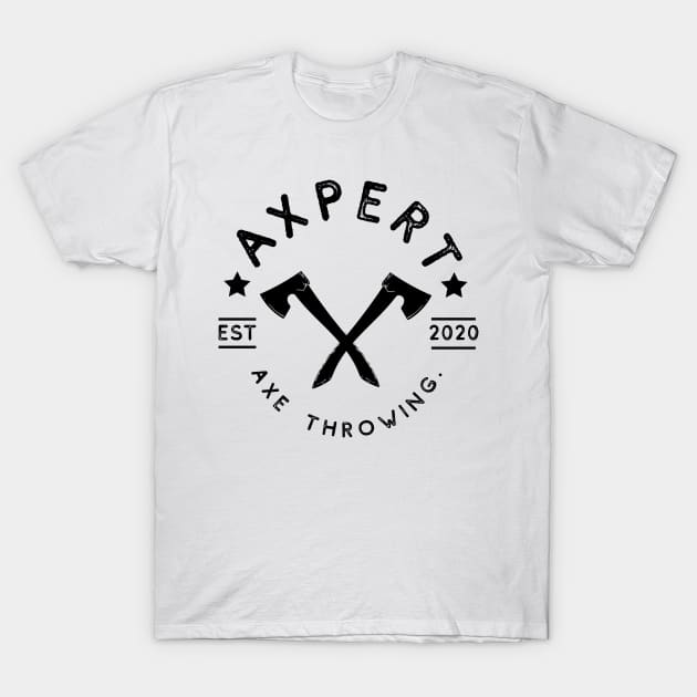 Axe Throwing Axpert T-Shirt by Modestquotes